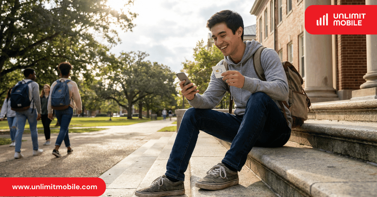 USA Student SIM: The Best Prepaid SIM Card for Students in the USA - UnlimitMobile