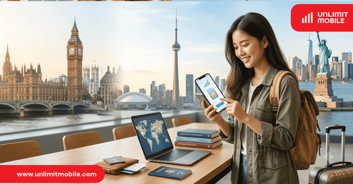 eSIM Plans for International Students in 2026: A Buyer's Comparison Guide - UnlimitMobile